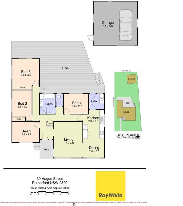 Floorplan of Homely house listing, 39 Hague Street, Rutherford NSW 2320