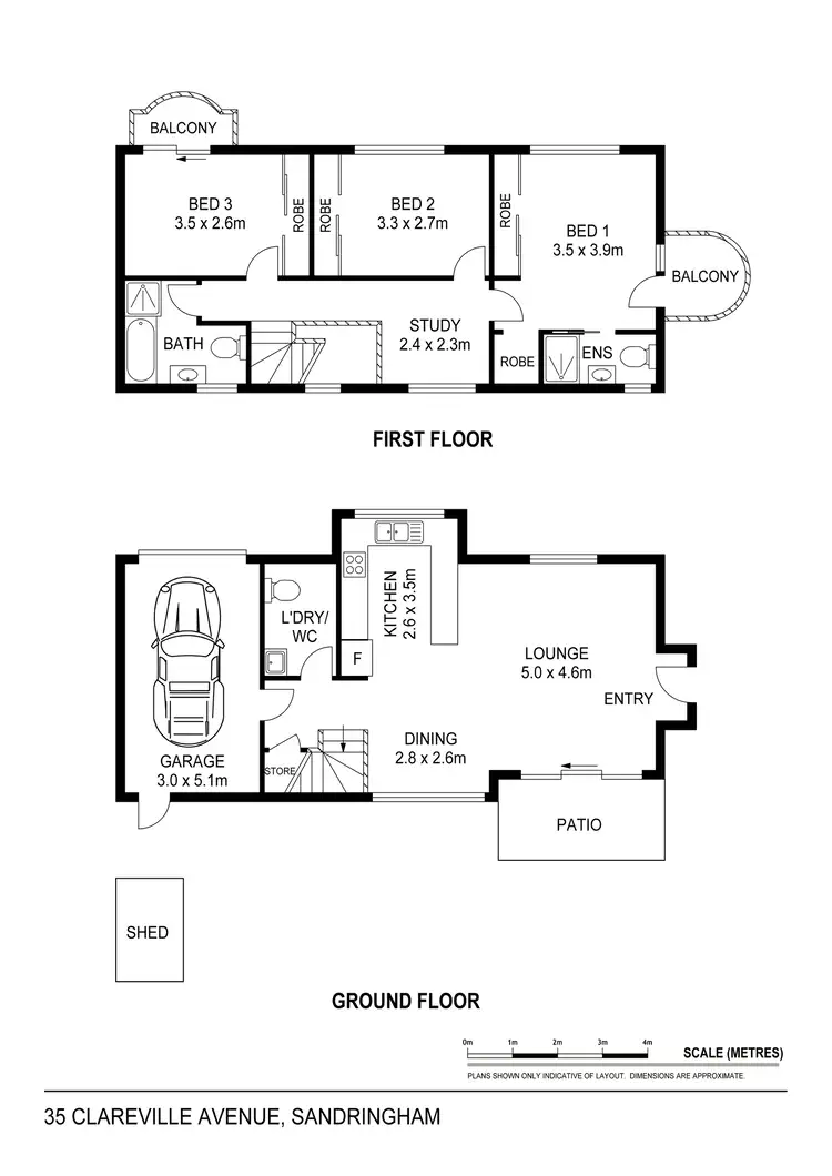 Floorplan of Homely house listing, 35 Clareville Avenue, Sandringham NSW 2219