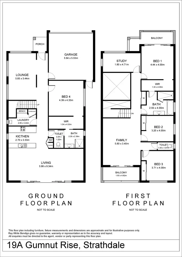 Floorplan of Homely house listing, 19A Gumnut Rise, Strathdale VIC 3550