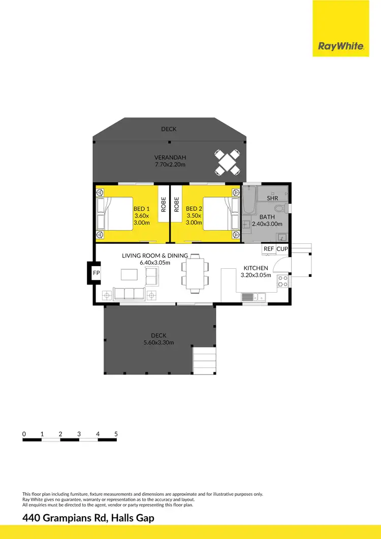 Floorplan of Homely house listing, 440 Grampians Road, Halls Gap VIC 3381