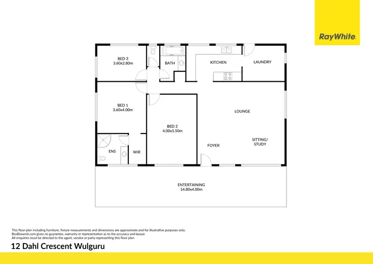 Floorplan of Homely house listing, 12 Dahl Crescent, Wulguru QLD 4811