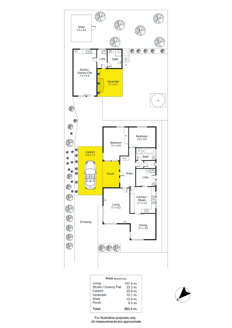 Floorplan of Homely house listing, 13 Boothby Street, Panorama SA 5041