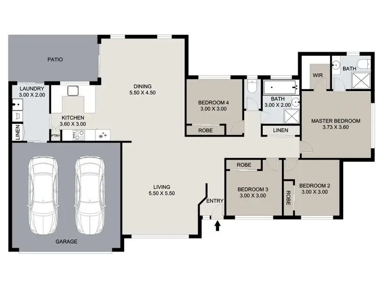 Floorplan of Homely house listing, 5 Bridgeman Place, New Auckland QLD 4680