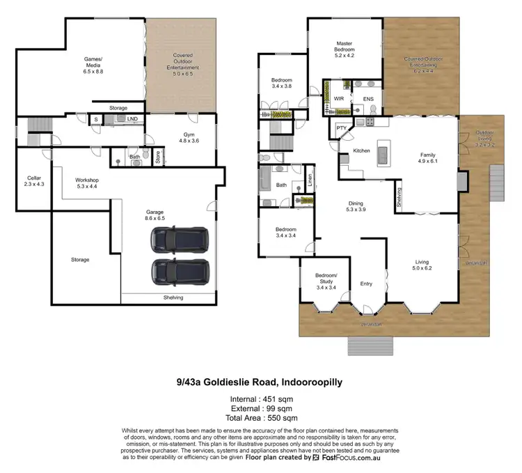 Floorplan of Homely house listing, 9/43a Goldieslie Road, Indooroopilly QLD 4068