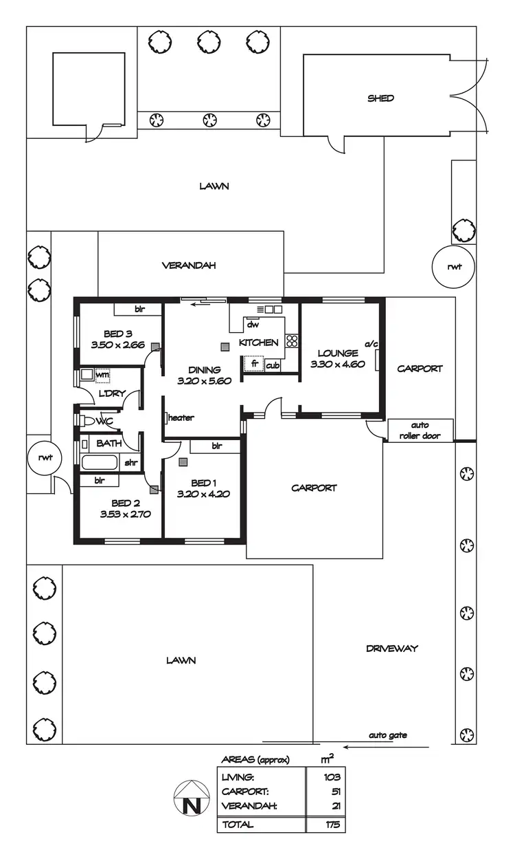 Floorplan of Homely house listing, 19 Blaess Drive, Paralowie SA 5108