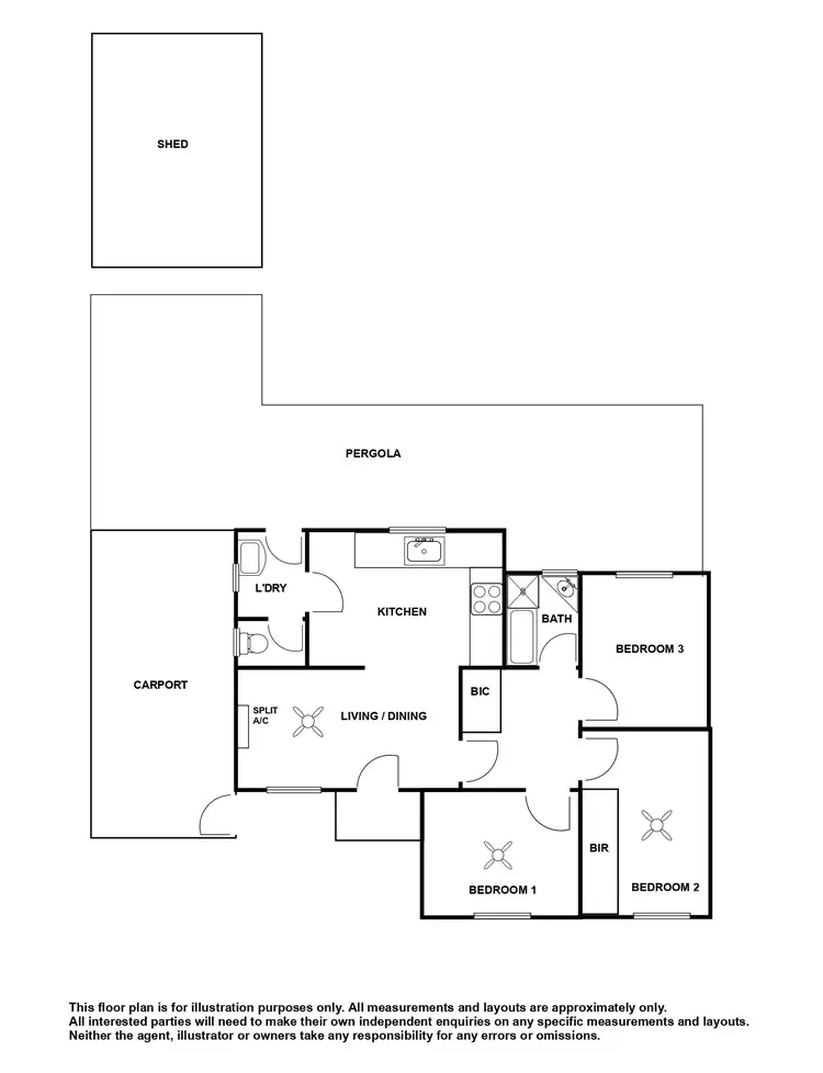 Floorplan of Homely house listing, 4 Henry Street, Whyalla Stuart SA 5608