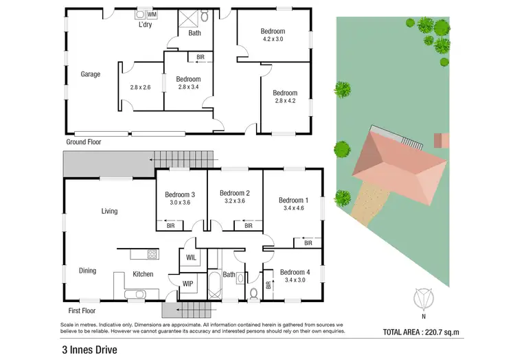 Floorplan of Homely house listing, 3 Innes Drive, Deeragun QLD 4818