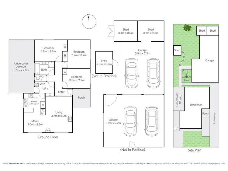 Floorplan of Homely house listing, 19 Leawarra Way, Clifton Springs VIC 3222