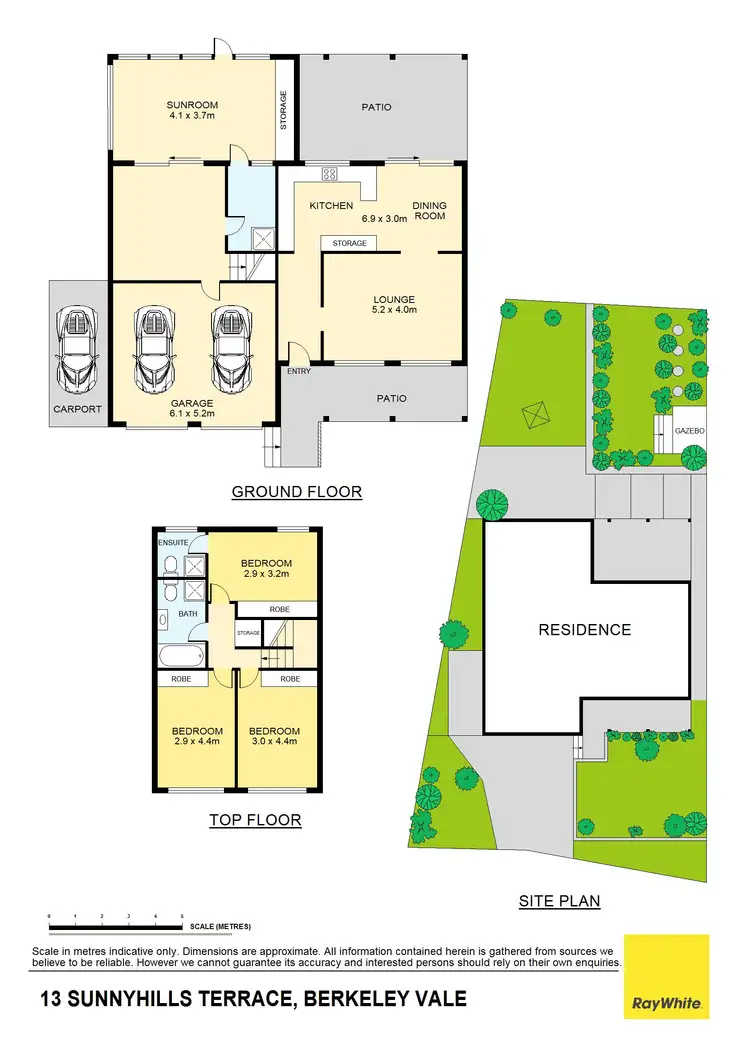 Floorplan of Homely house listing, 13 Sunnyhills Terrace, Berkeley Vale NSW 2261