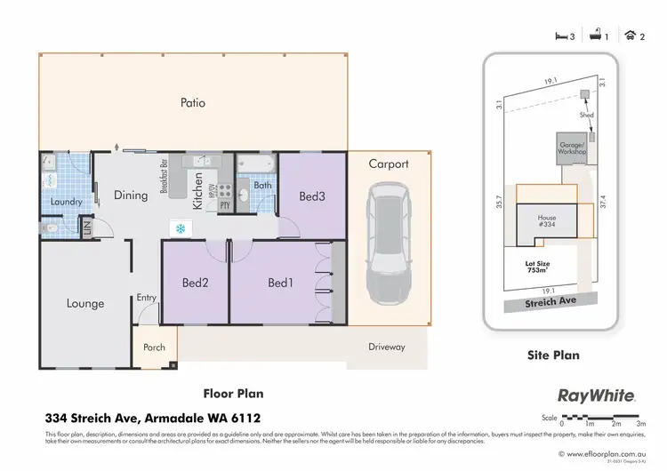 Floorplan of Homely house listing, 334 Streich Avenue, Armadale WA 6112