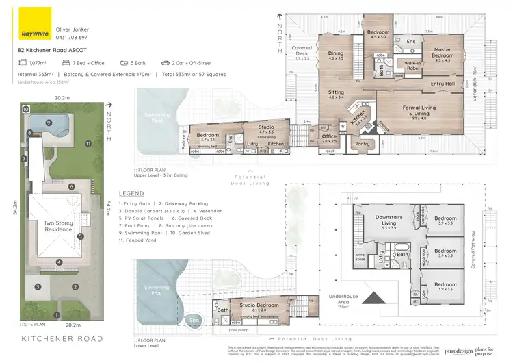Floorplan of Homely house listing, 82 Kitchener Road, Ascot QLD 4007