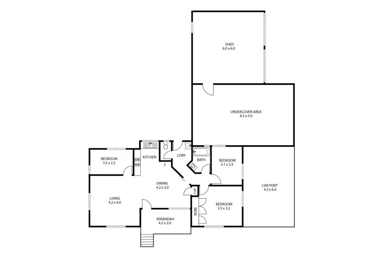 Floorplan of Homely house listing, 32 Graman Street, Kingsthorpe QLD 4400