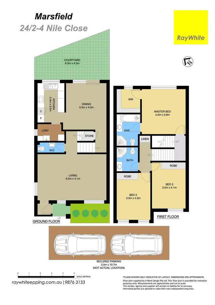 Floorplan of Homely townhouse listing, 24/2-4 Nile Close, Marsfield NSW 2122