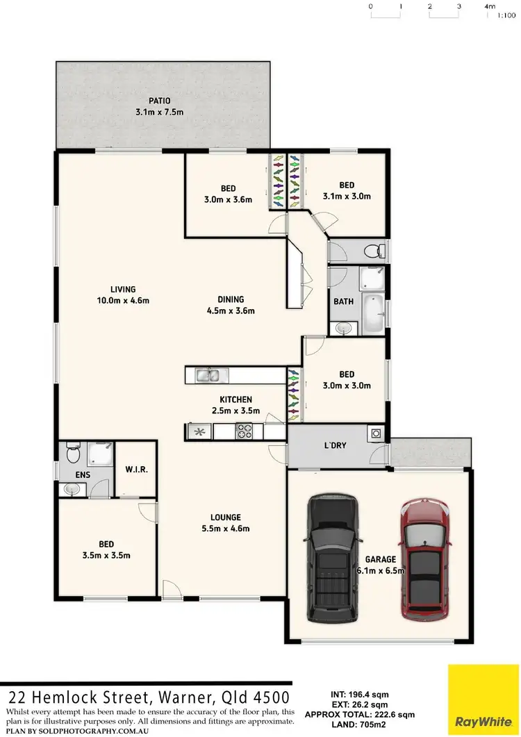 Floorplan of Homely house listing, 22 Hemlock Street, Warner QLD 4500