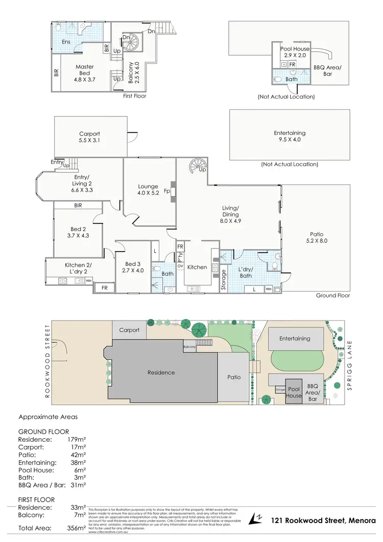 Floorplan of Homely house listing, 121 Rookwood Street, Menora WA 6050
