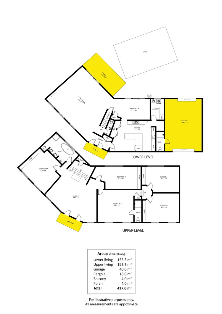 Floorplan of Homely house listing, 49 Saratoga Drive, Novar Gardens SA 5040