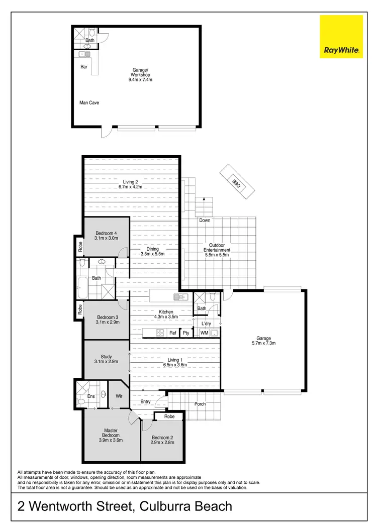 Floorplan of Homely house listing, 2 Wentworth Street, Culburra Beach NSW 2540