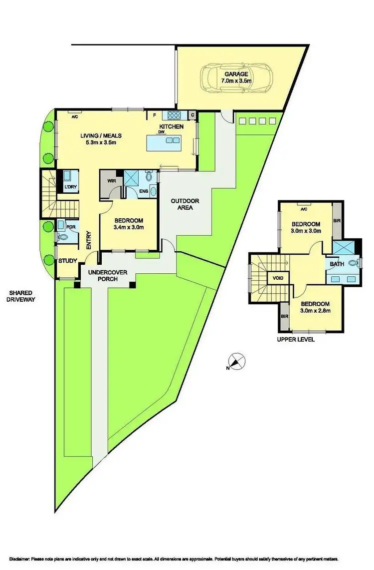 Floorplan of Homely townhouse listing, 1/3 Mattea Court, Reservoir VIC 3073