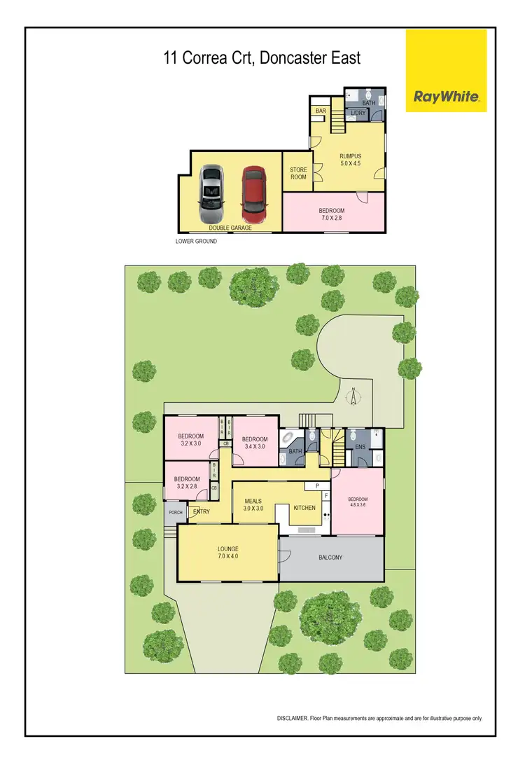 Floorplan of Homely house listing, 11 Correa Court, Doncaster East VIC 3109