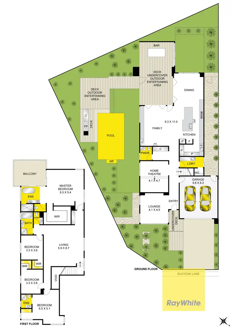 Floorplan of Homely house listing, 2-4 Mistybrook Place, Armstrong Creek VIC 3217