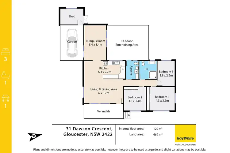 Floorplan of Homely house listing, 31 Dawson Crescent, Gloucester NSW 2422