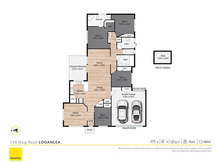 Floorplan of Homely house listing, 110 Haig Road, Loganlea QLD 4131