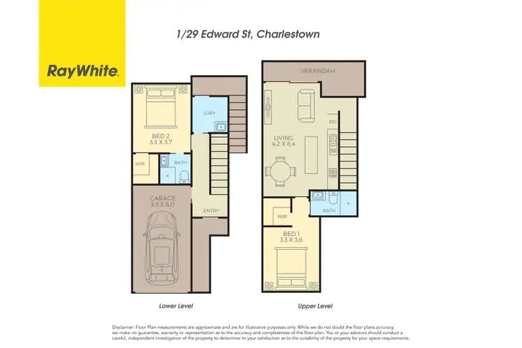 Floorplan of Homely townhouse listing, 1/29 Edward Street, Charlestown NSW 2290
