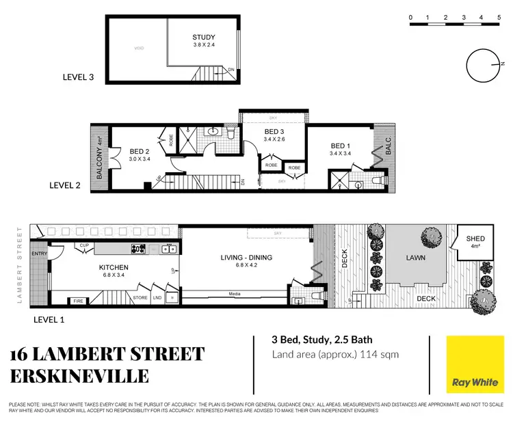 Floorplan of Homely house listing, 16 Lambert Street, Erskineville NSW 2043