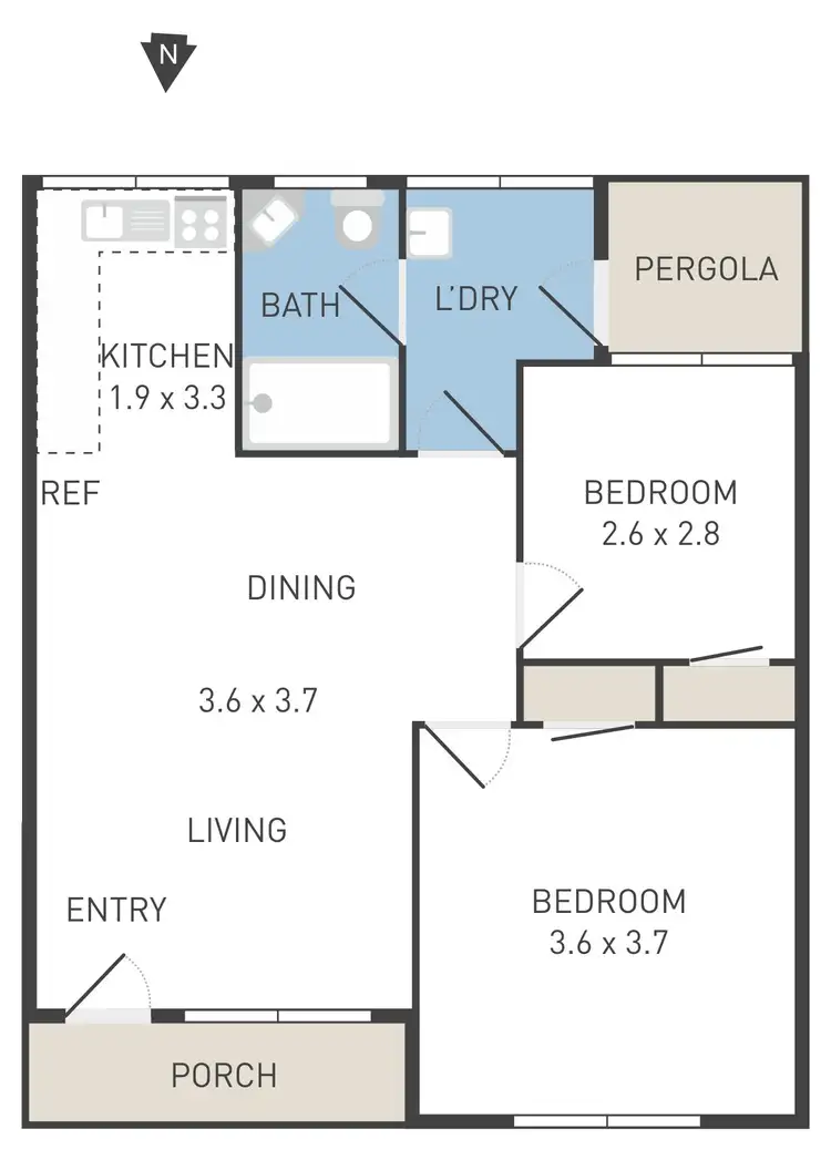 Floorplan of Homely block of units listing, 11 Puli Street, Werribee VIC 3030