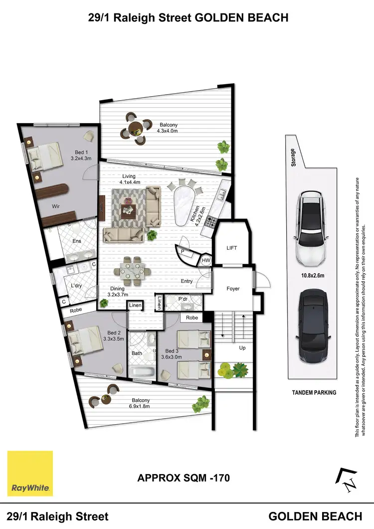 Floorplan of Homely unit listing, Unit 29/1 Raleigh Street, Golden Beach QLD 4551