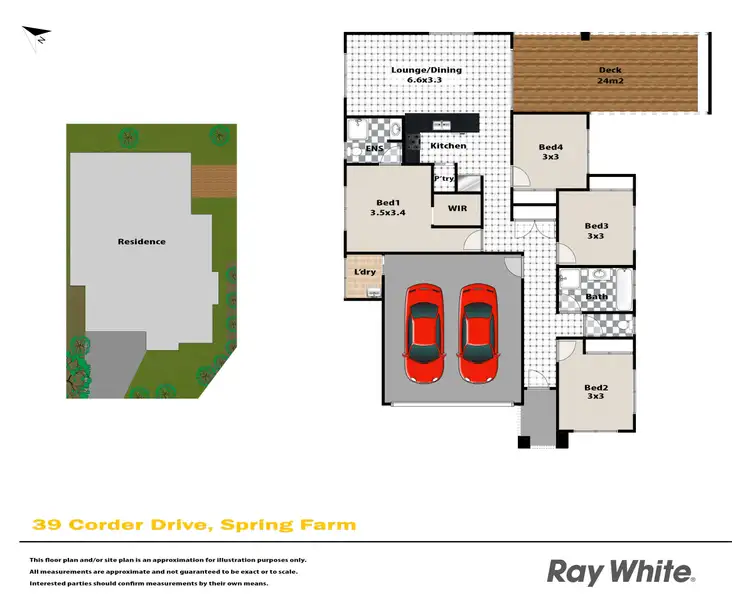 Floorplan of Homely house listing, 39 Corder Drive, Spring Farm NSW 2570