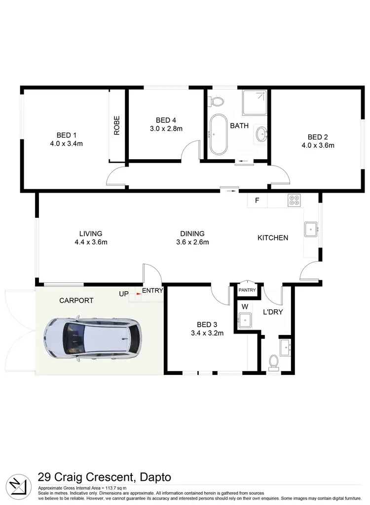 Floorplan of Homely house listing, 29 Craig Crescent, Dapto NSW 2530
