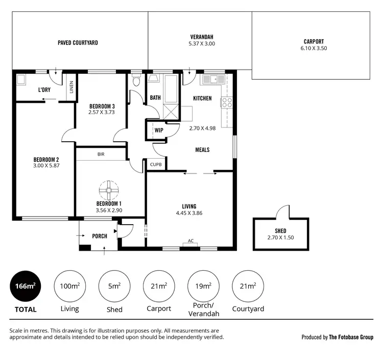 Floorplan of Homely house listing, 1/6 Cherry Avenue, North Haven SA 5018