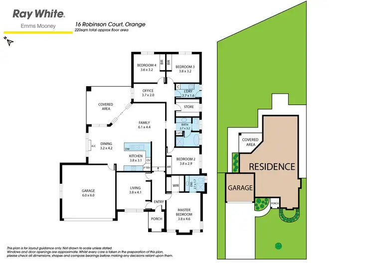 Floorplan of Homely house listing, 16 Robinson Court, Orange NSW 2800