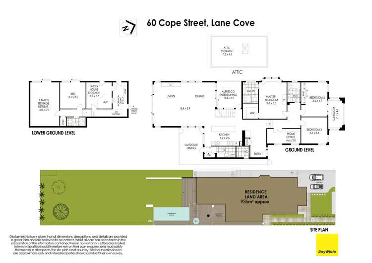 Floorplan of Homely house listing, 60 Cope Street, Lane Cove NSW 2066