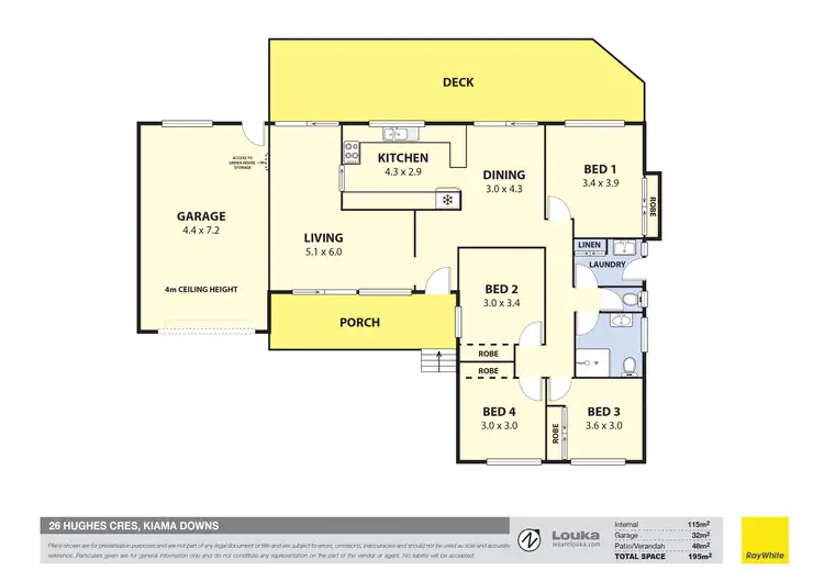 Floorplan of Homely house listing, 26 Hughes Crescent, Kiama Downs NSW 2533