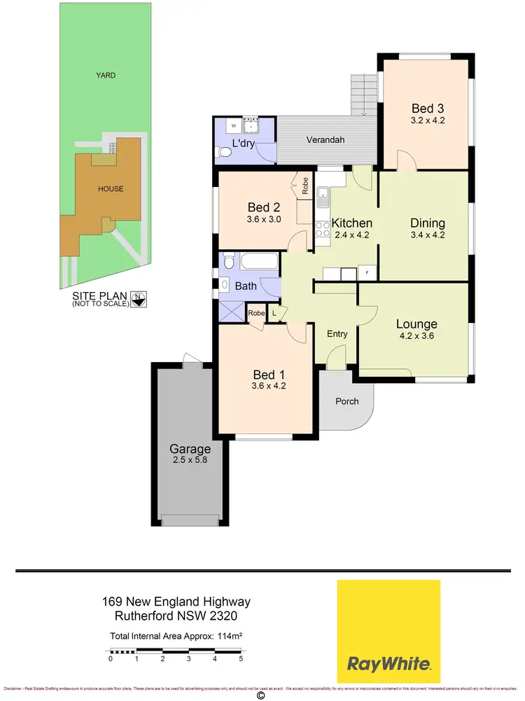 Floorplan of Homely house listing, 169 New England Highway, Rutherford NSW 2320