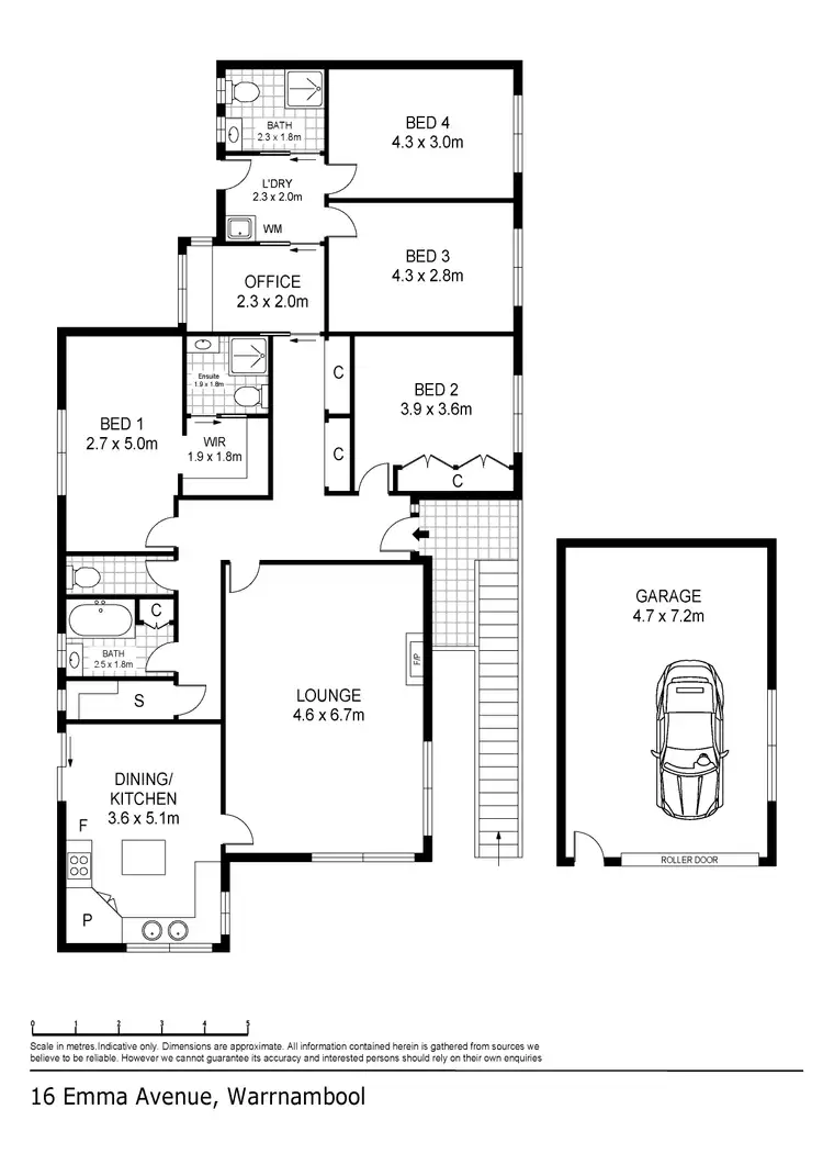Floorplan of Homely house listing, 16 Emma Avenue, Warrnambool VIC 3280
