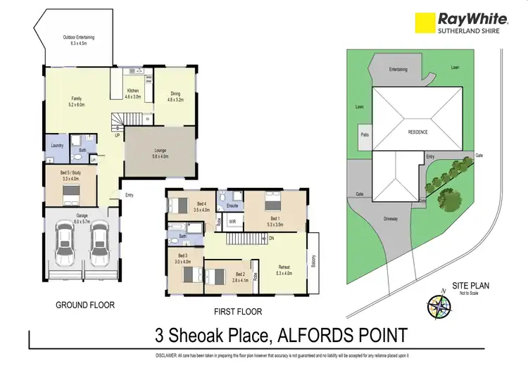 Floorplan of Homely house listing, 3 Sheoak Place, Alfords Point NSW 2234
