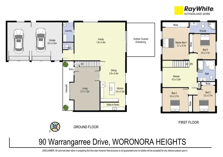 Floorplan of Homely house listing, 90 Warrangarree Drive, Woronora Heights NSW 2233