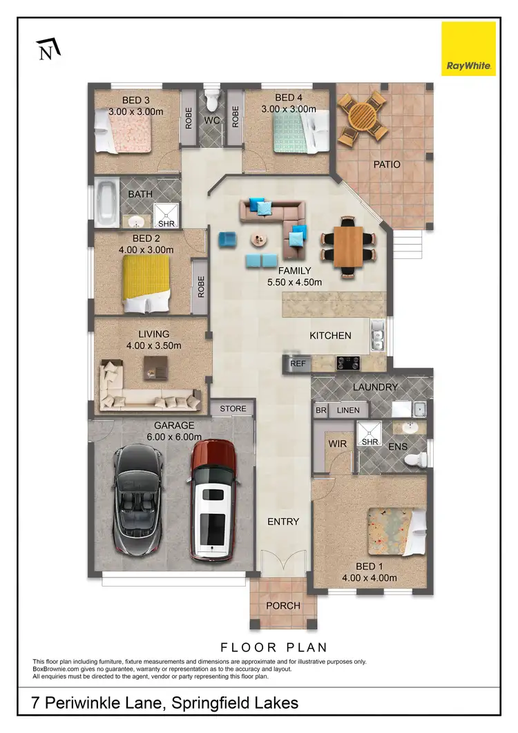 Floorplan of Homely house listing, 7 Periwinkle Lane, Springfield Lakes QLD 4300