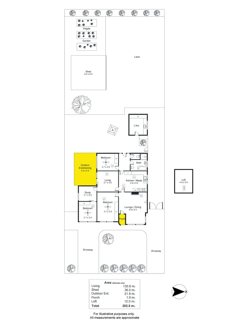 Floorplan of Homely house listing, 108 East Avenue, Beverley SA 5009