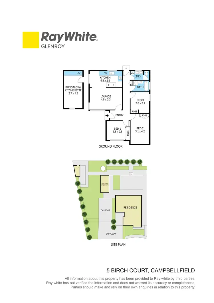 Floorplan of Homely house listing, 5 Birch Court, Campbellfield VIC 3061