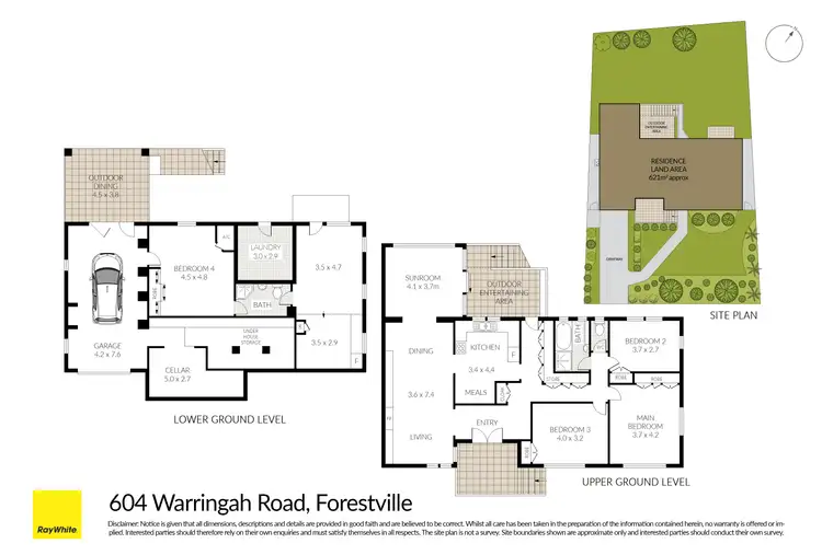 Floorplan of Homely house listing, 604 Warringah Road, Forestville NSW 2087