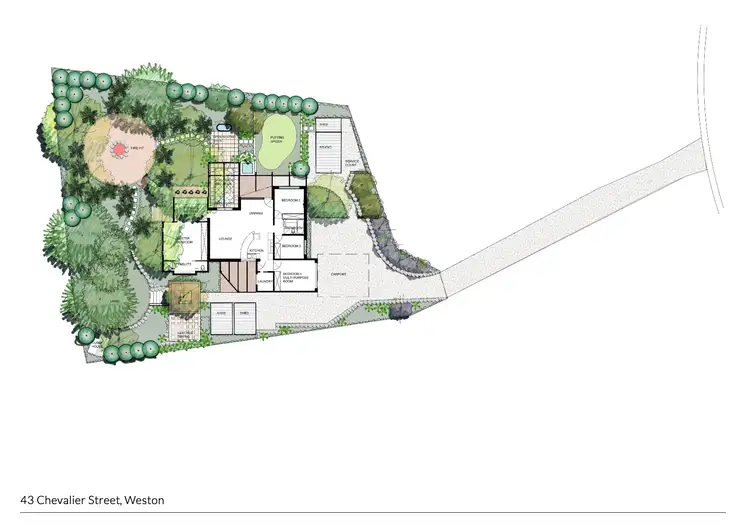 Floorplan of Homely house listing, 43 Chevalier Street, Weston ACT 2611