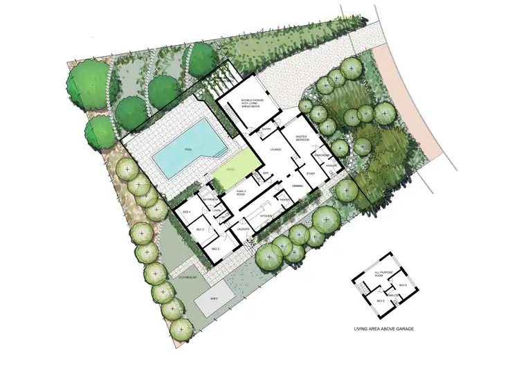 Floorplan of Homely house listing, 4 Hamersley Place, Fisher ACT 2611