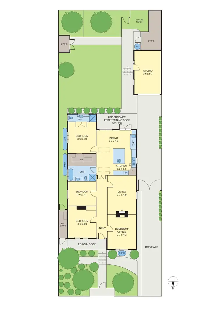 Floorplan of Homely house listing, 9 Baxter Street, Coburg VIC 3058