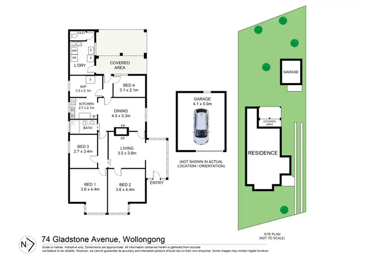 Floorplan of Homely house listing, 74 Gladstone Avenue, Wollongong NSW 2500