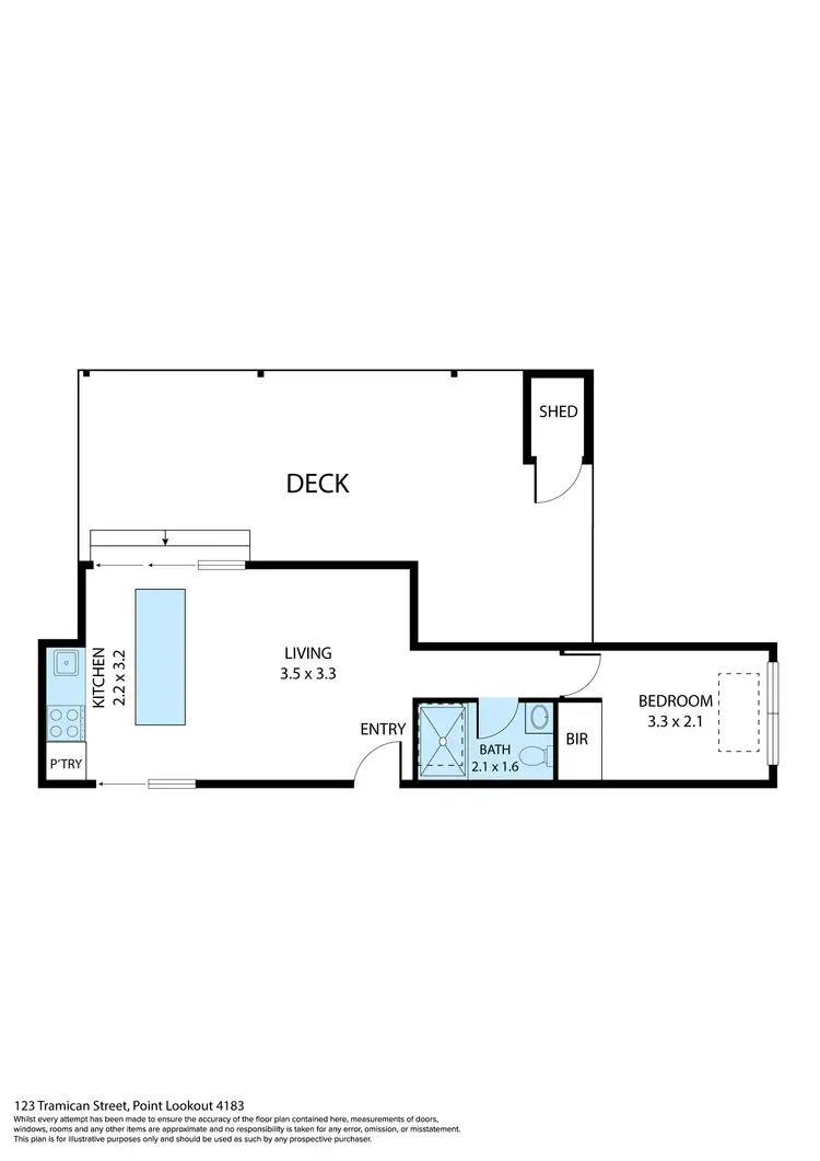 Floorplan of Homely house listing, 123 Tramican Street, Point Lookout QLD 4183