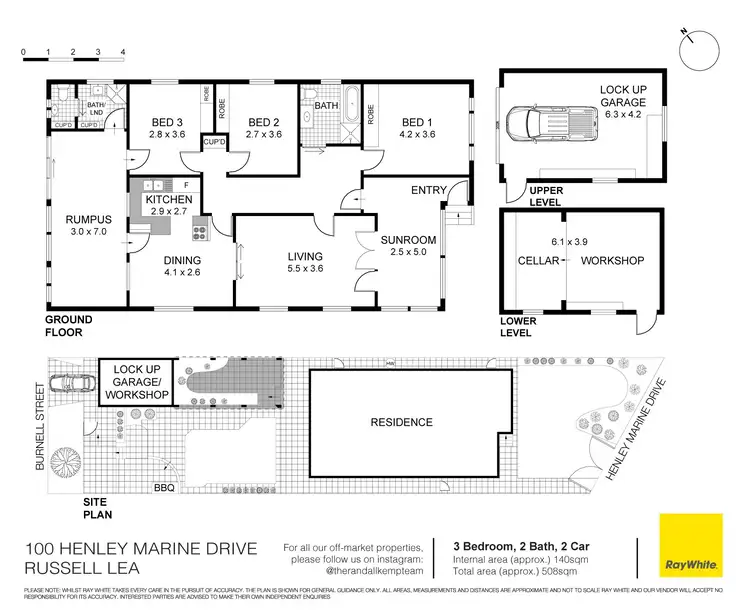 Floorplan of Homely house listing, 100 Henley Marine Drive, Russell Lea NSW 2046